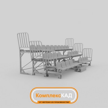 Трибуна телескопическая